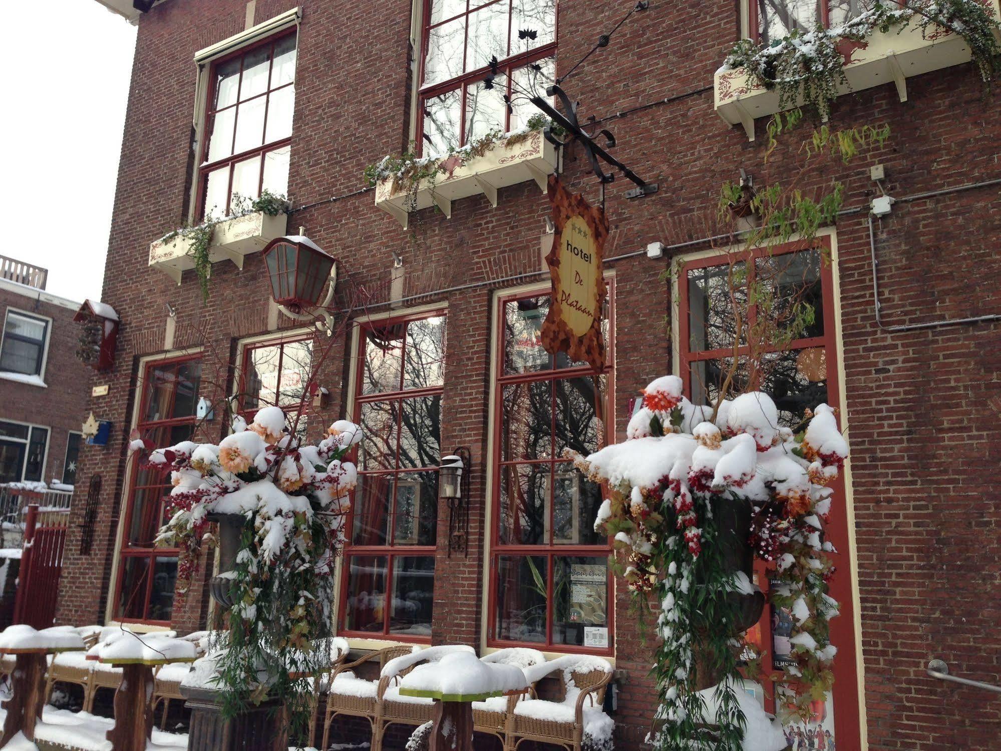 Hotel De Plataan Delft Centrum Exterior foto